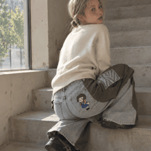 Zebra Two-Tone Volume Cargo Pants